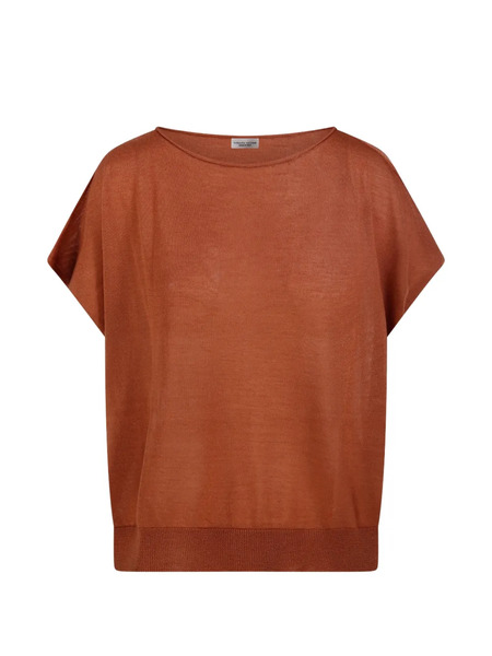  Roberto Collina Short-sleeve Knit T-shirt - Brown 