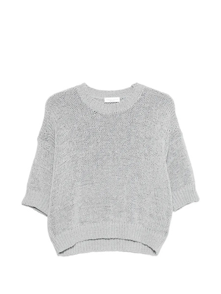  Roberto Collina Short-sleeved Pullover - Grey 