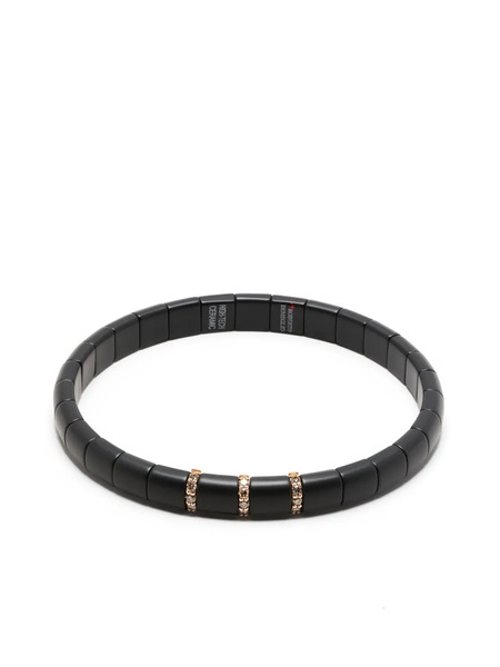  Roberto Demeglio Diamond-panel Bangle - Pink 