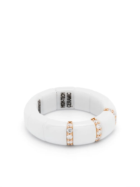  Roberto Demeglio 18kt Rose Gold Diamond Ring - White 
