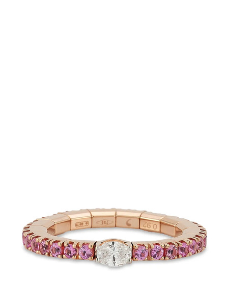  Roberto Demeglio Pink Sapphire Diamond Extensible Ring 