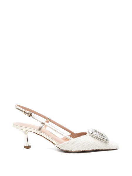  Roberto Festa Ingrid Buckle Pumps - Neutrals 