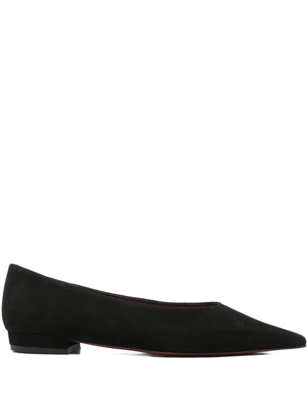  Roberto Festa Pointed-toe Flat Pumps - Black 