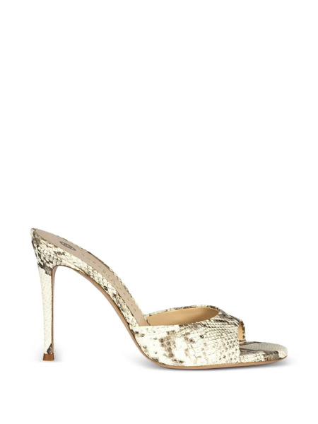  Roberto Festa Ramas Python-print Sandals - Neutrals 