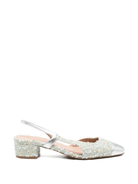  Roberto Festa Rosettee Block-heel Pumps - Blue 