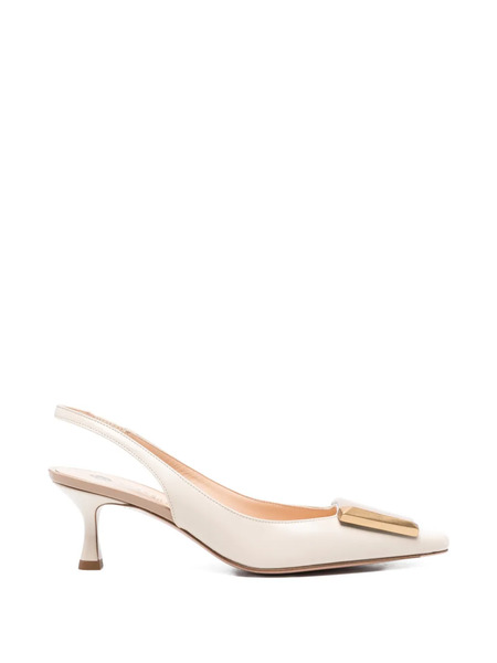  Roberto Festa Slingback-strap Pumps - Neutrals 