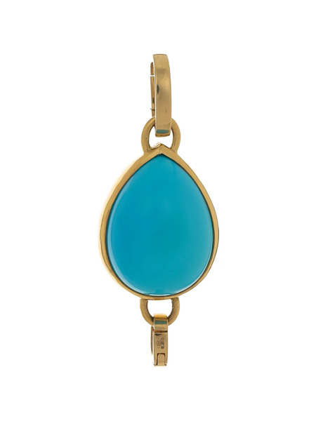  Robinson Pelham Small Turquoise Pendant - Gold 