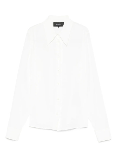  Rochas Button-down Collar Shirt - White 
