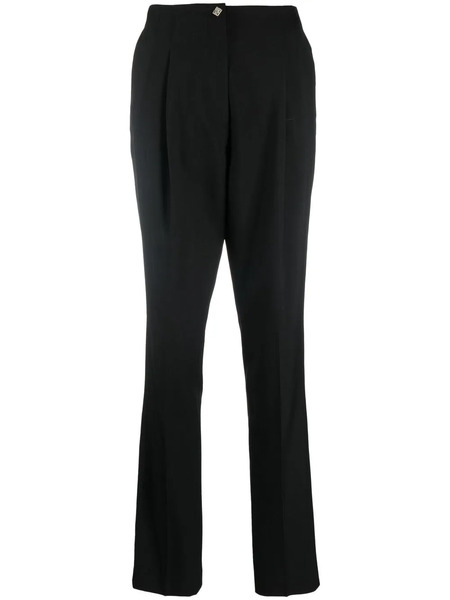  Rochas Pleat-detail Tailored Trousers - Black 