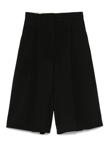  Rochas Pleated Tailored Shorts - Black 