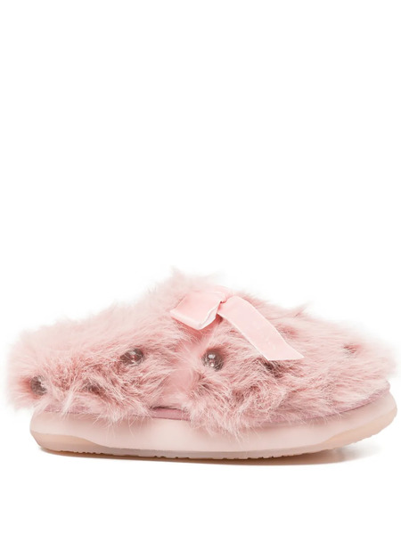  Rockfish X Susan Fang Furry Mules - Pink 