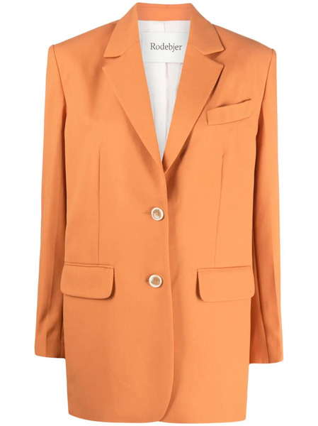  Rodebjer Vera Single-breasted Blazer - Orange 