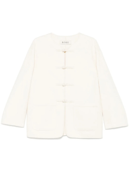  Róhe Braid-trim Jacket - Neutrals 
