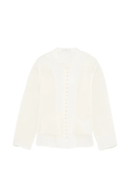  Róhe Button Patch-pocket Blouse - White 