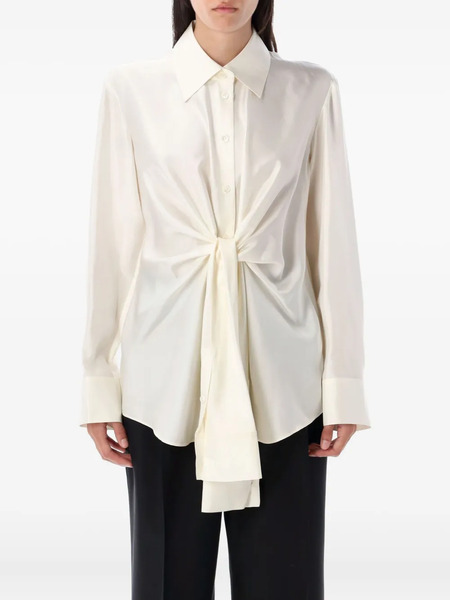  Róhe Knotted Shirt - Neutrals 