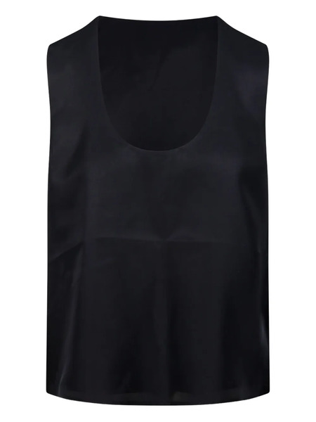  Róhe Satin Sleeveless Top - 001 Black 