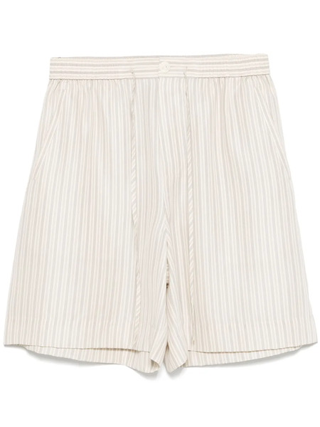  Róhe Striped Shorts - Neutrals 