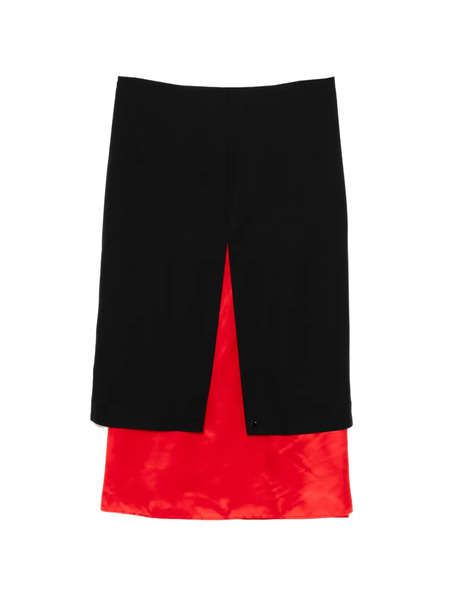  Róhe Upside-down Midi Skirt - Black 
