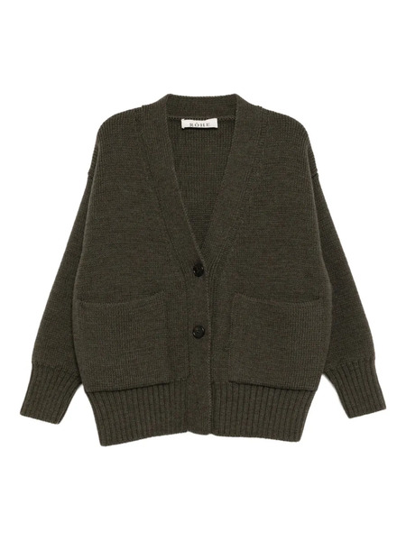  Róhe Wool Cardigan - Green 