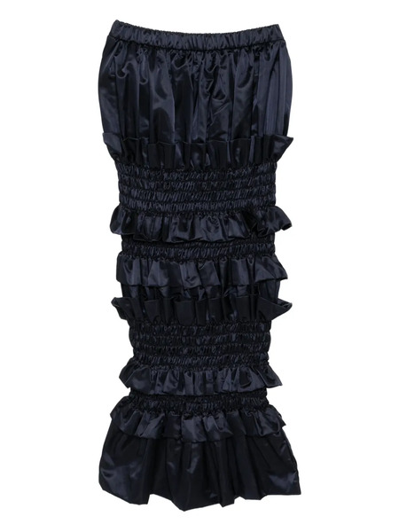  Róisín Pierce Shirred Skirt - Blue 