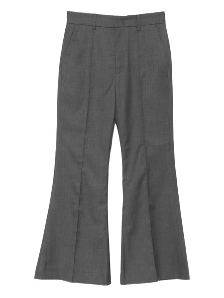  Rokh Crease Flared Trousers - Grey 