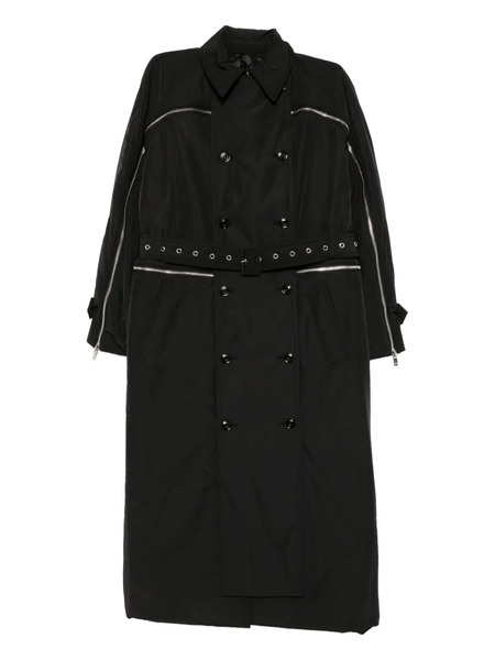  Rokh Double-breasted Trench Coat - Black 