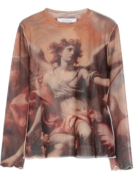  Rokh Renaissance-print T-shirt - Orange 