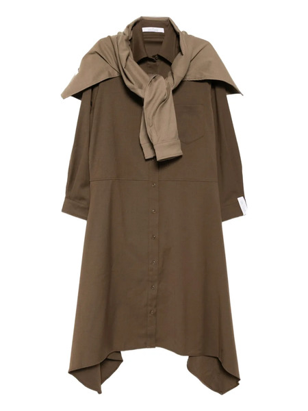  Rokh Tie Dress - Brown 
