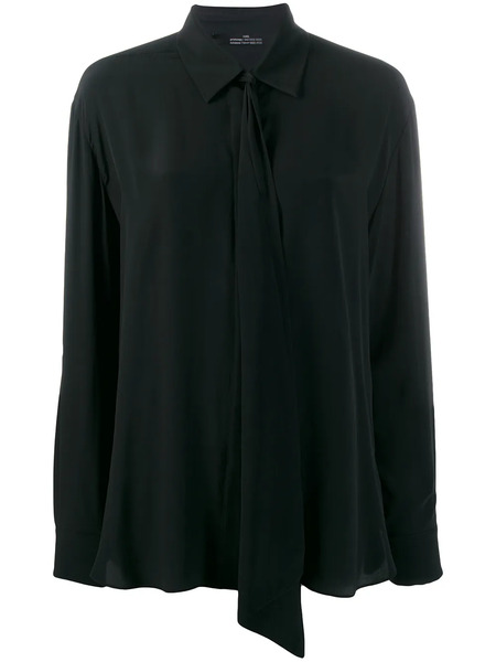  Rokh Tie Neck Shirt - Black 