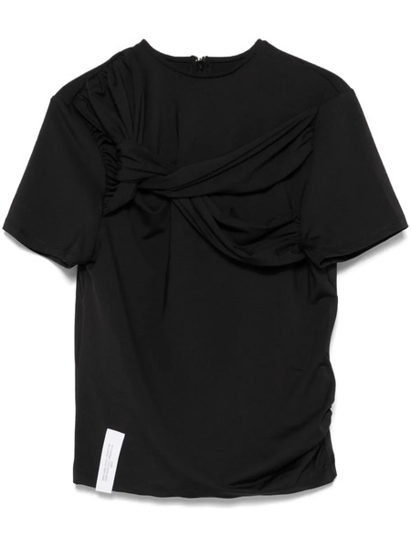  Rokh Twisted Knot T-shirt - Black 