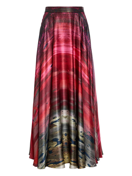  Roksanda Ameera Silk Maxi Skirt - Red 