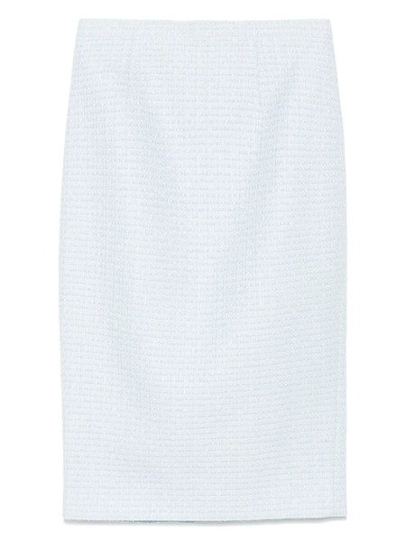  Roland Mouret Bouclé Midi Skirt - Blue 