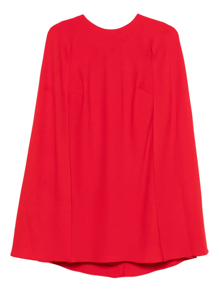  Roland Mouret Cape Sleeve Dress - Red 