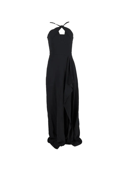  Roland Mouret Embellished-strap Maxi Dress - Black 