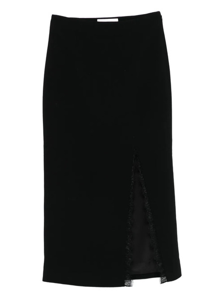  Roland Mouret Lace-insert Pencil Skirt - Black 