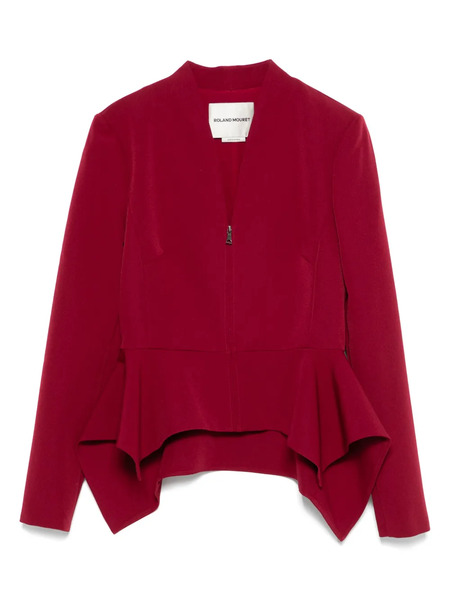  Roland Mouret Peplum Jacket - Red 