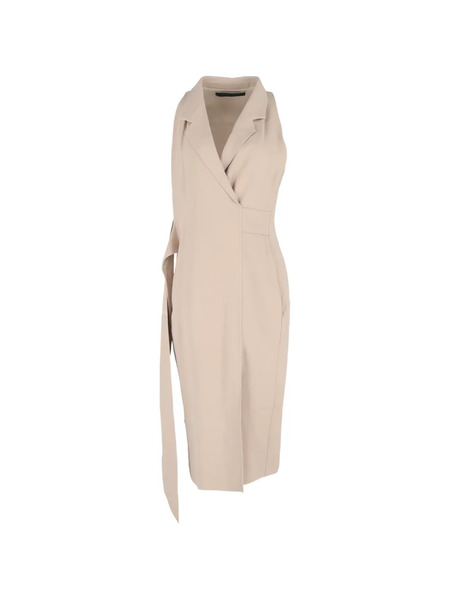  Roland Mouret Zip-fastening Midi Dress - Neutrals 