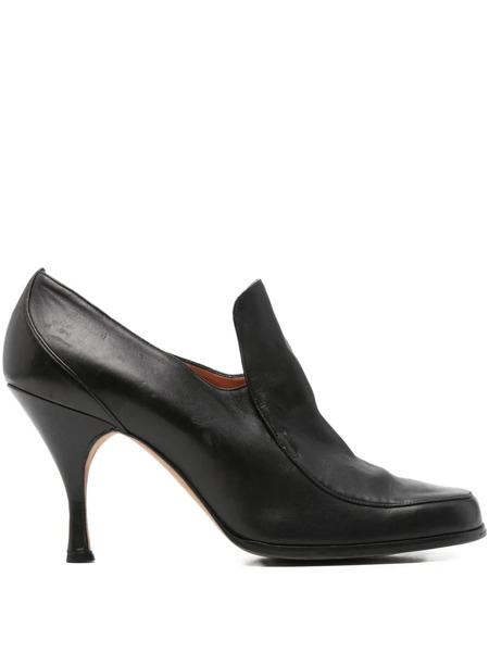  Romeo Gigli Pre-owned 1990s Leather Pumps - Black 