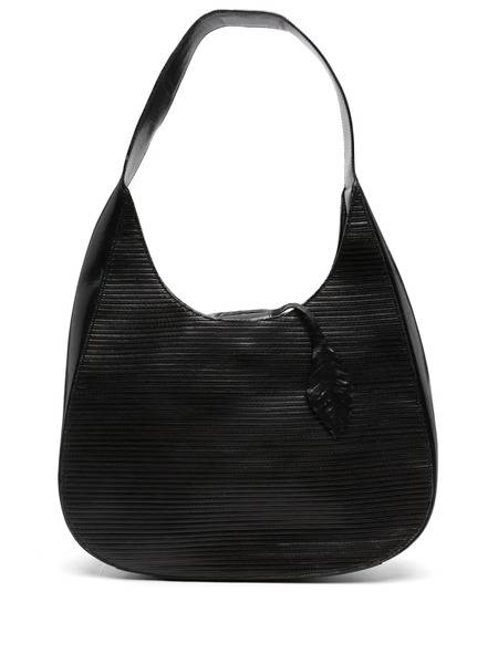  Romeo Gigli Pre-owned 1990s Leather Shoulder Bag - Black 