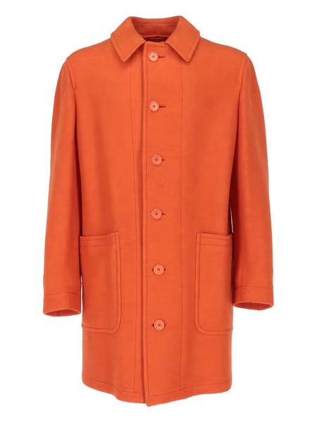  Romeo Gigli Pre-owned 1990s Single-breasted Coat - Orange 