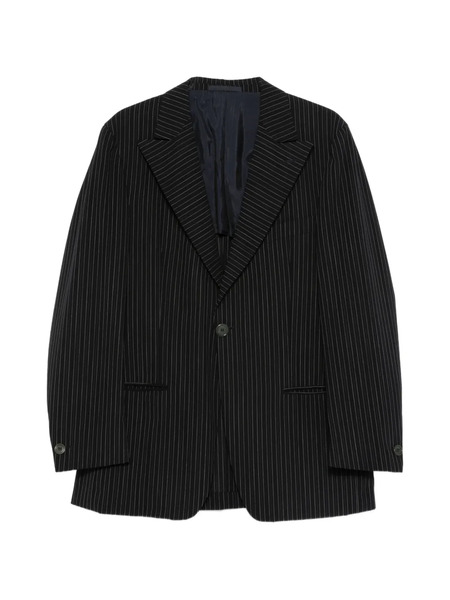  Romeo Gigli Pre-owned 1990s Striped Jacket - Blue 