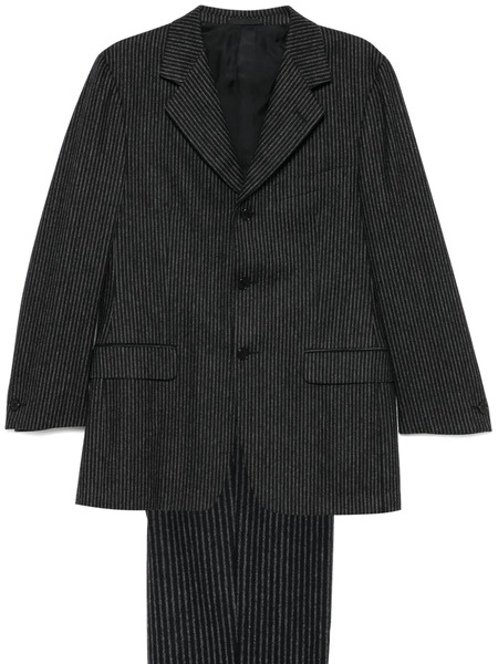  Romeo Gigli Pre-owned 1990s Striped Suit - Grey 