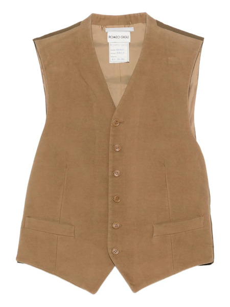  Romeo Gigli Pre-owned 2000-2001 Two-tone Waistcoat - Neutrals 