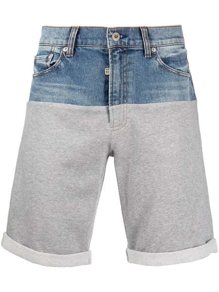  Romeo Hunte Light-wash Denim Shorts - Blue 