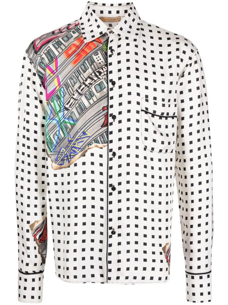 Romeo Hunte The Gender Neutral Silk Shirt - White 