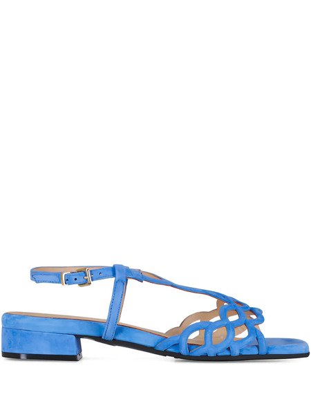  Ron White Brooke Cut-out Strap Sandals - Blue 