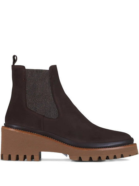  Ron White Emmaline Elastic-panelled Boots - Brown 