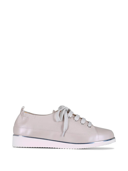  Ron White Leather Sneakers - Neutrals 