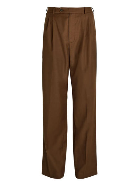  Ronny Kobo Soprano Pleated Trousers - Brown 