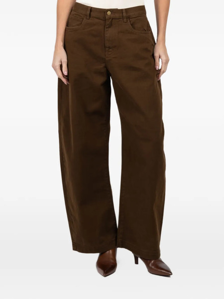  Ronny Kobo Wide-leg Trousers - Brown 